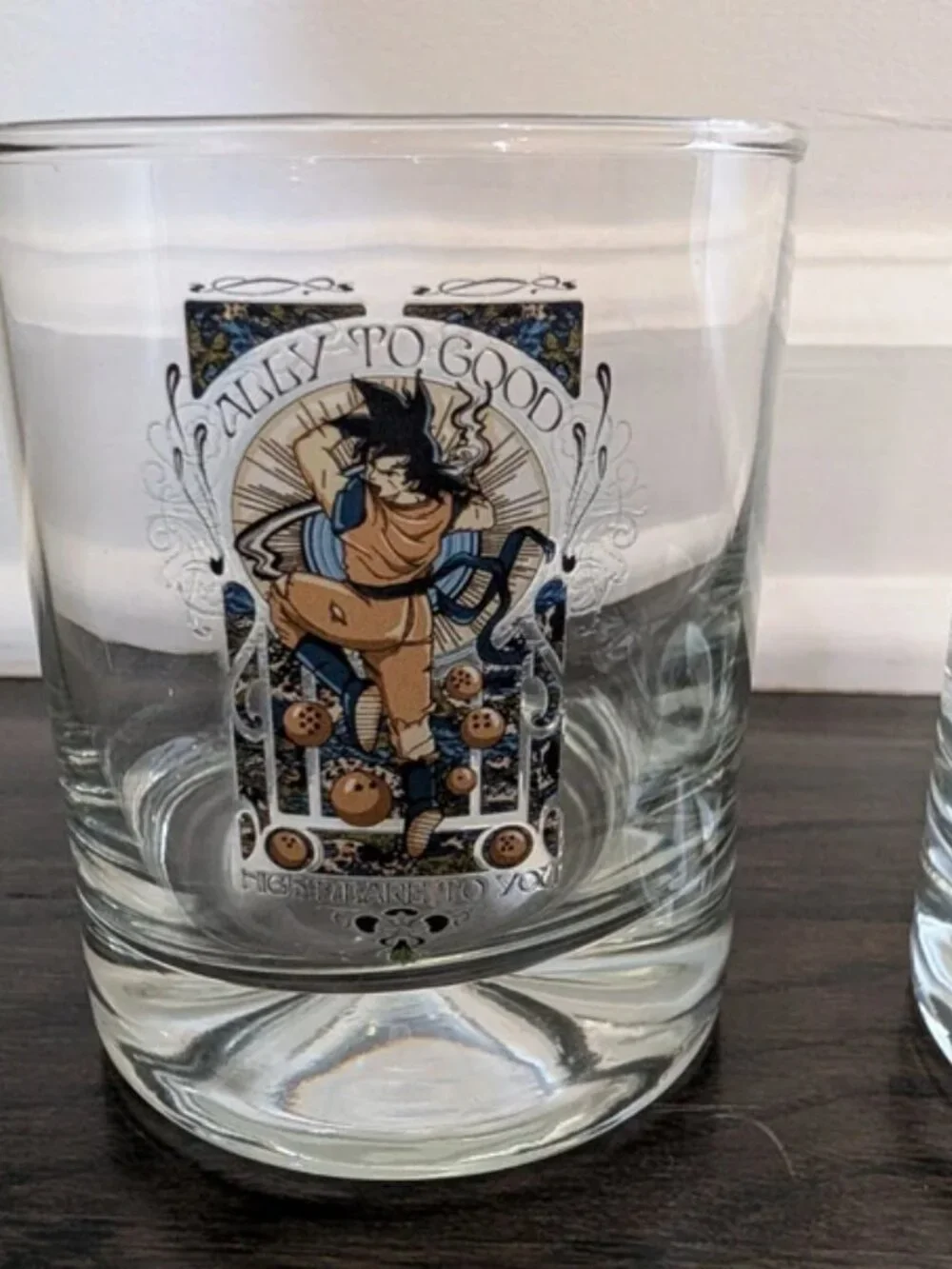 Goku dragon ball z whiskey rocks glass set DBZ anime barware